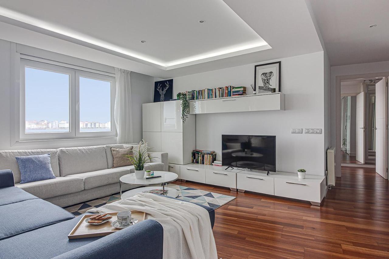 Riazor Ocean View Apartment La Coruña Eksteriør bilde