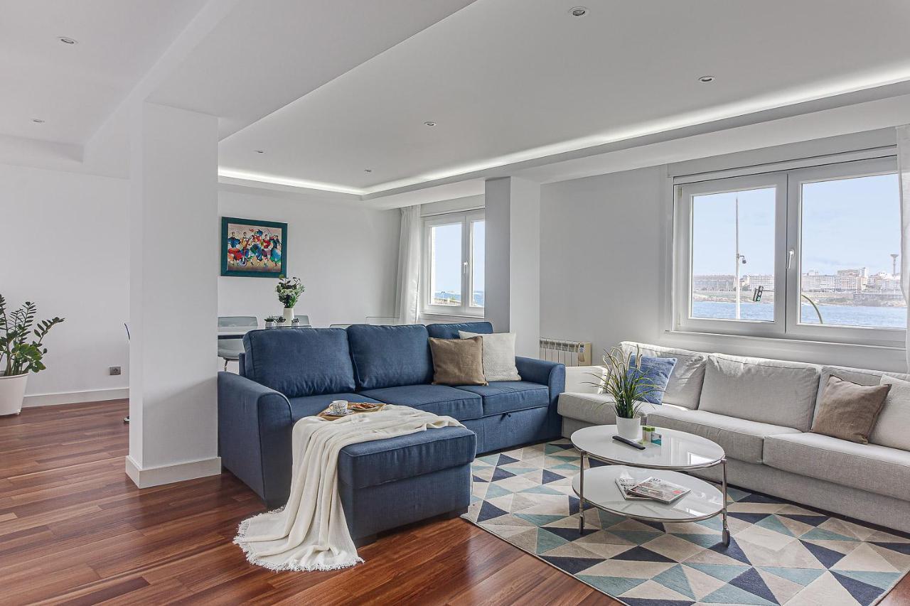 Riazor Ocean View Apartment La Coruña Eksteriør bilde