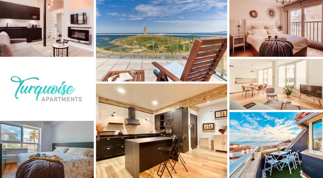 Riazor Ocean View Apartment La Coruña Eksteriør bilde